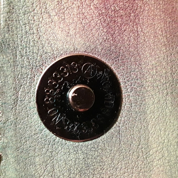 Aphison Designer Unique Embossed Floral Premium Vegan Leather Mini Crossbody - Picture 7 of 10
